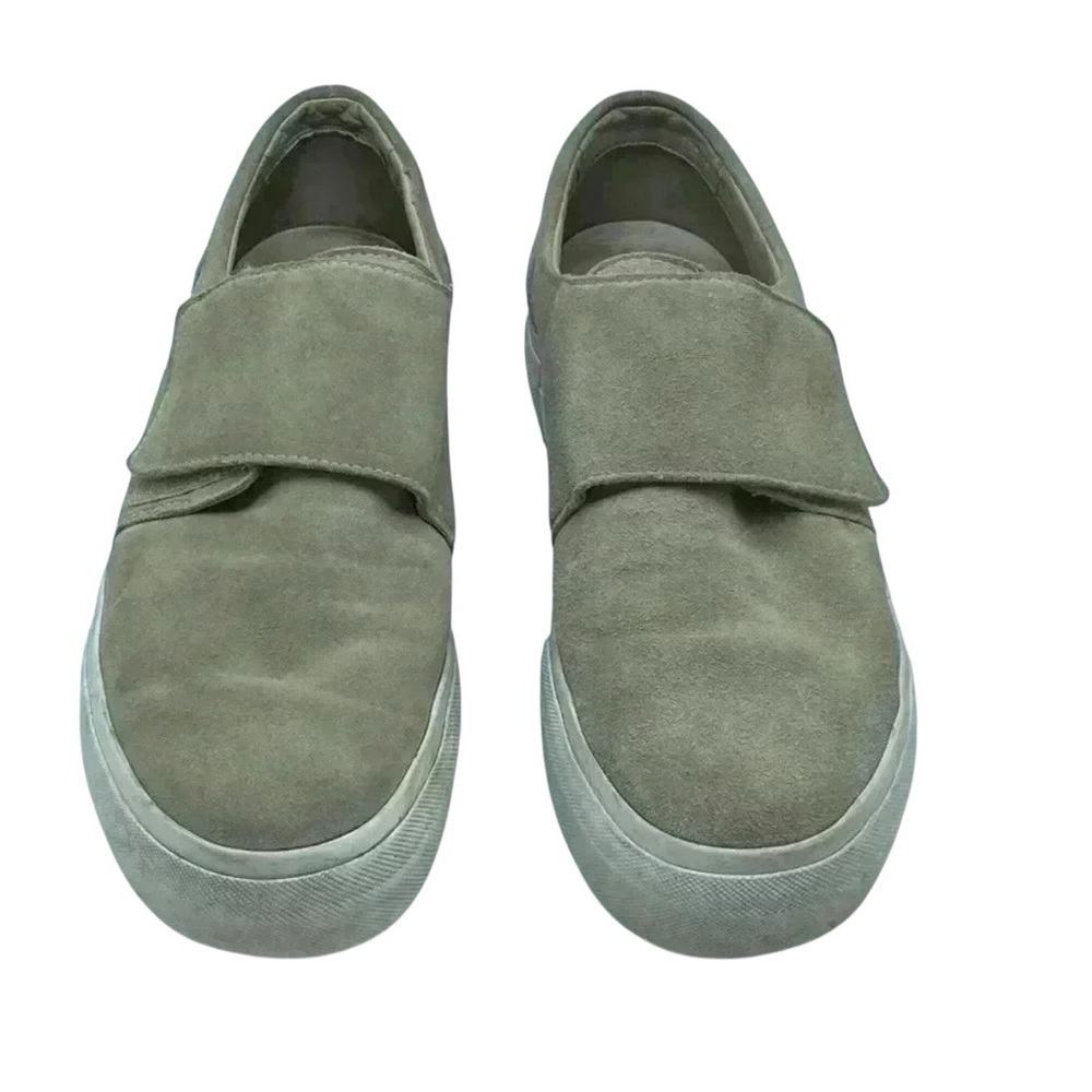 Vince cage sport capsule wardrobe suede grip strap minimalist platform sneaker